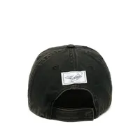 Cap Canvas embroidered logo BLACK/RED