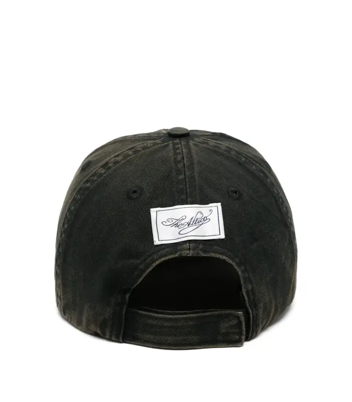 Cap Canvas embroidered logo BLACK/RED