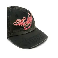 Cap Canvas embroidered logo BLACK/RED