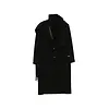 THE ATTICO Long coat Wool cloth Black