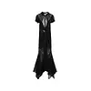 THE ATTICO Midi dress Lace Black
