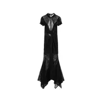 Midi dress Lace Black