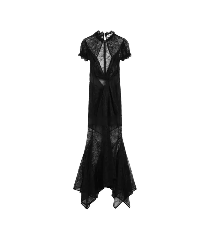 Midi dress Lace Black
