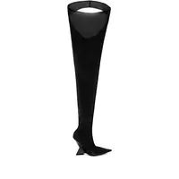 Cheopissima thigh high 105 mm Nylon Black