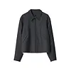 LEMAIRE ZIPPED BLOUSON COAL