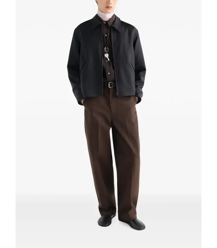 ZIPPED BLOUSON COAL