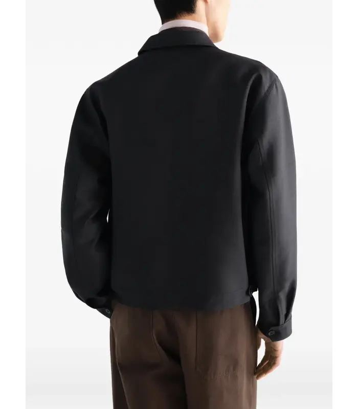 ZIPPED BLOUSON COAL