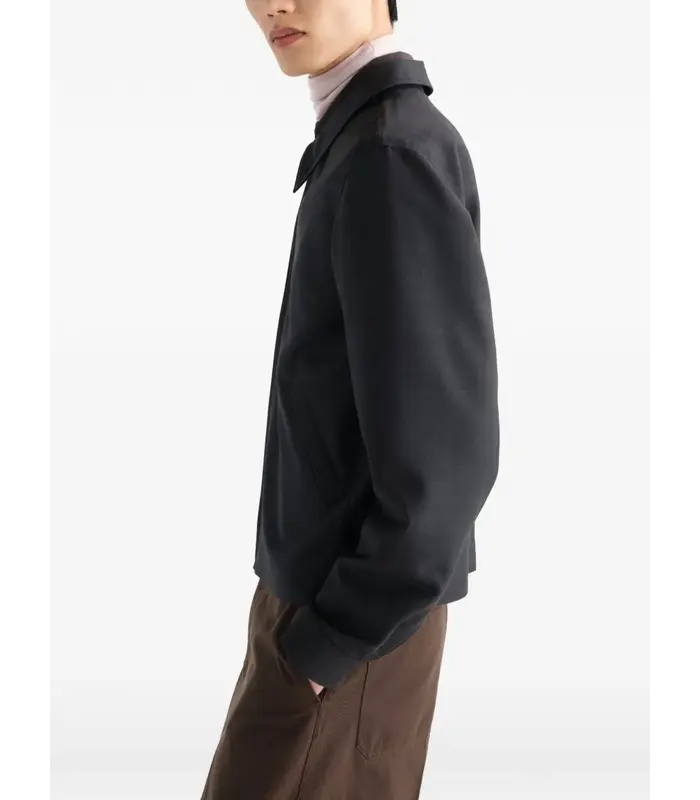 ZIPPED BLOUSON COAL