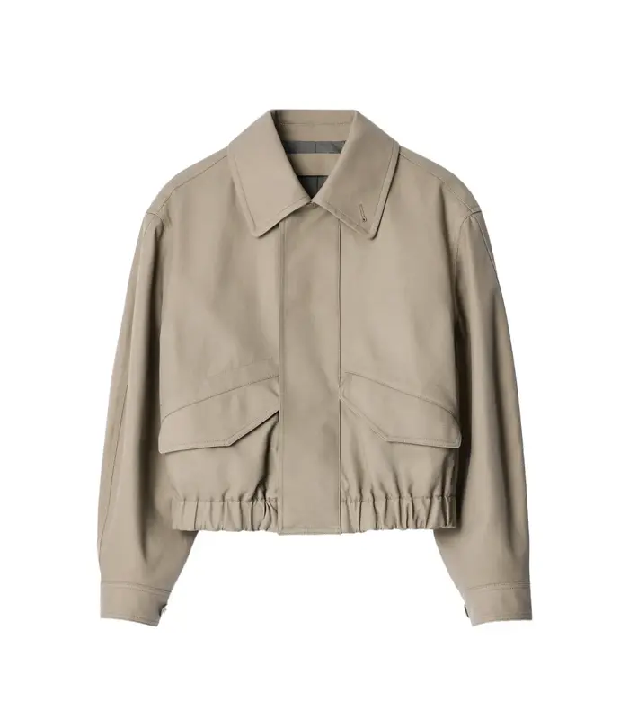 SHORT BLOUSON TAUPE