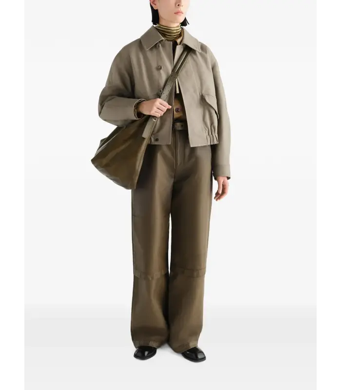 SHORT BLOUSON TAUPE