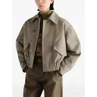 SHORT BLOUSON TAUPE