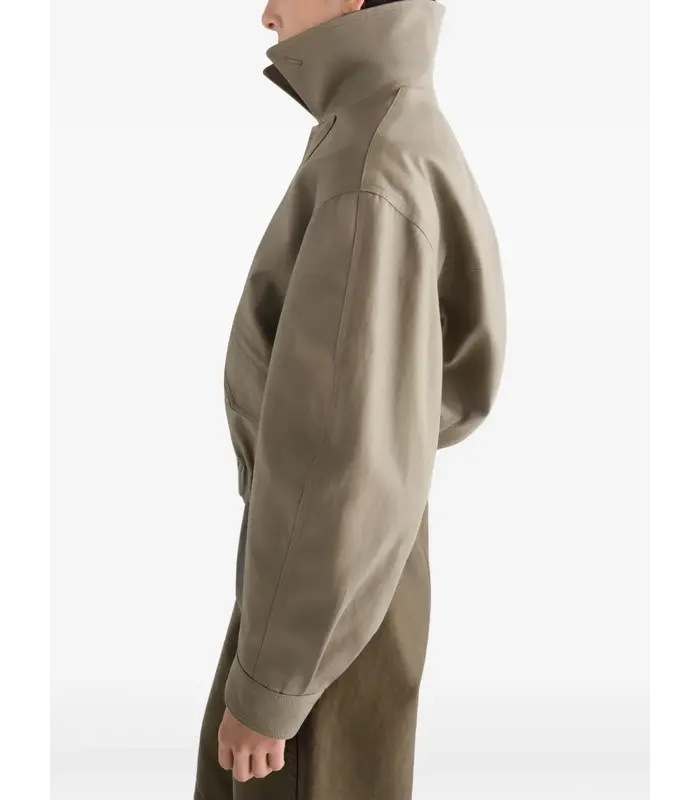 SHORT BLOUSON TAUPE