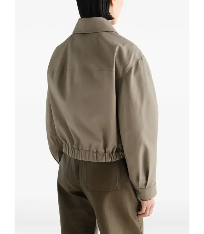 SHORT BLOUSON TAUPE