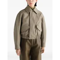 SHORT BLOUSON TAUPE