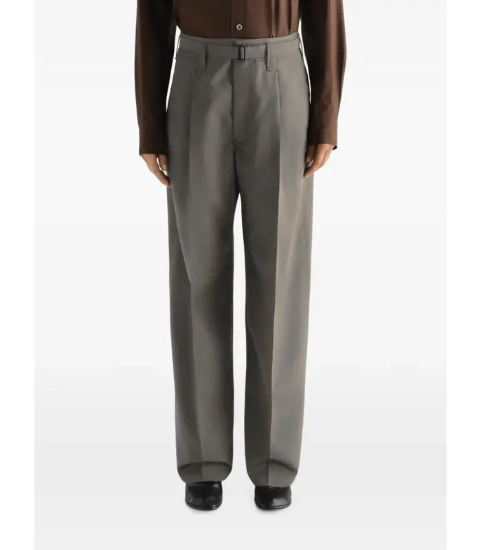 LARGE PLEATED PANTS TONIC GREY
