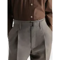 LARGE PLEATED PANTS TONIC GREY