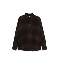 ABOVE SHIRT CORDIAL DUSK CHECK GRAIN WEAVE