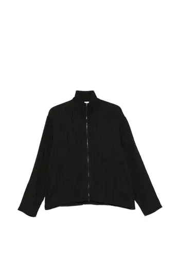 OUR LEGACY schrunken fullzip obsidian depth woolclose ridge OUR LEGACY schrunken fullzip obsidian depth woolclose ridge