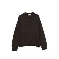 MOCK ROUNDNECK BROWN BEAR MEGA ALPACA WOOL