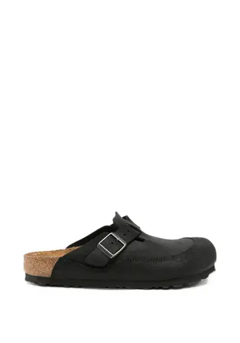 BIRKENSTOCK boston nova basecamp waxy leather unisex black BIRKENSTOCK boston nova basecamp waxy leather unisex black