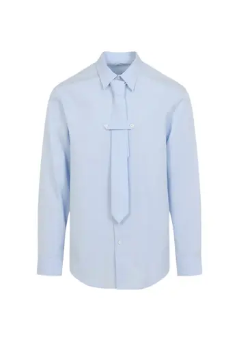 DRIES VAN NOTEN cilian shirt light blue