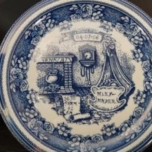 Geboortebord Delfts Blauw. Volledig handgeschreven. Uniek cadeau