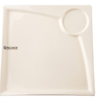 Vierkant bordje porselein Palmer Fancy Ivory Spie 514236