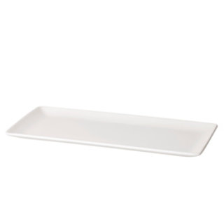 Maastricht Porselein Lux Bord 15 x 33 cm Rechthoek 046 Offwhite 522556
