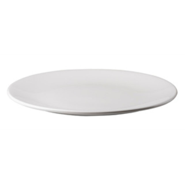 Maastricht Porselein Lux Bord 25,5 cm coupe 043 Offwhite 518155