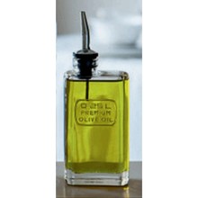 Olijfoliefles met schenktuit Luigi Bormioli 0,25L 518589