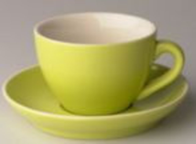 Kop en schotel cappuccino blauw Palmer Colors 18cl set 6 stuks Kop en schotel cappuccino blauw Palmer Colors 18cl set 6 stuks