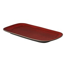 Palmer Lava Schaal 29.5 x 14.5 cm 1.5 l Bruin Rood Stoneware 527271