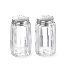 Peper en zout strooier glas Hendi set van 2 465387