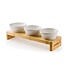 Hendi Bamboe standaard met 3 melamine kommen Hendi 561294