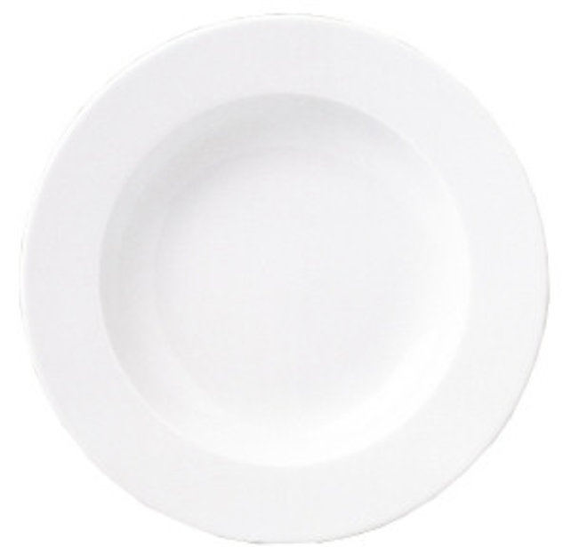 Bord porselein wit diep 30cm Gural Delta E10086 Bord porselein wit diep 30cm Gural Delta E10086