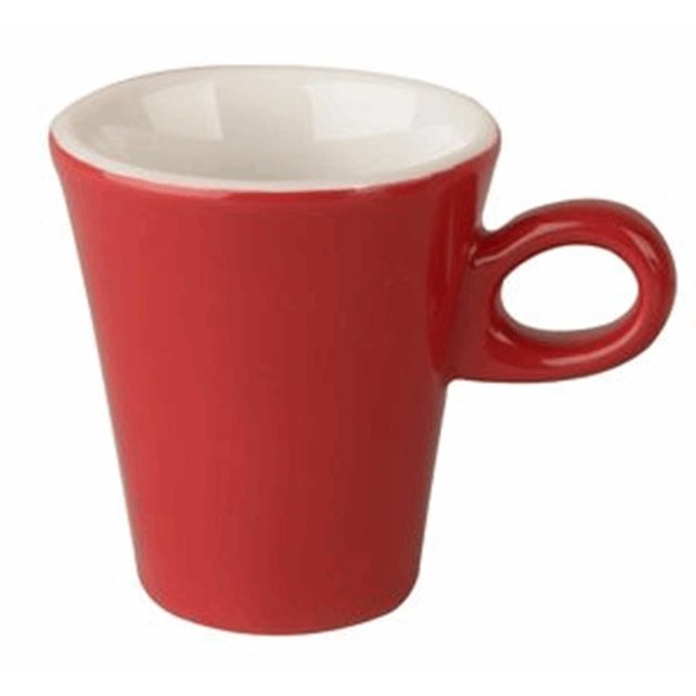 Espressokop Maastricht Porselein Finn Rood 6cl 950 516461 Espressokop Maastricht Porselein Finn Rood 6cl 950 516461