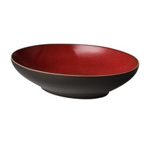 Palmer Lava Bord diep 23 cm Bruin Rood Stoneware 527273