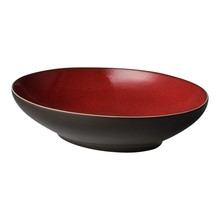 Palmer Lava Bord diep 23 cm Bruin Rood Stoneware 527273