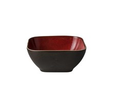 Palmer Lava Schaal 12 x 12 cm 30 cl Bruin Rood Stoneware 527269