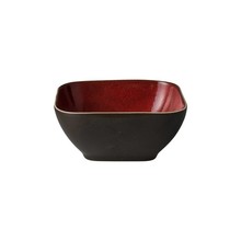 Palmer Lava Schaal 12 x 12 cm 30 cl Bruin Rood Stoneware 527269