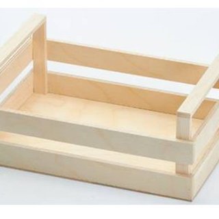 houten presentatie kistje 25x18x10cm 027103