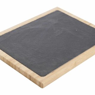 Bamboe - leisteen plank 25x32cm Cosy & Trendy 4722413