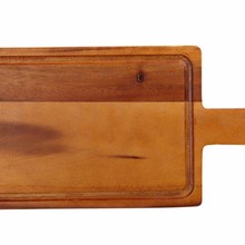 Houten Plank met handvat Acacia 40x23cm 2 zijdig CB2014