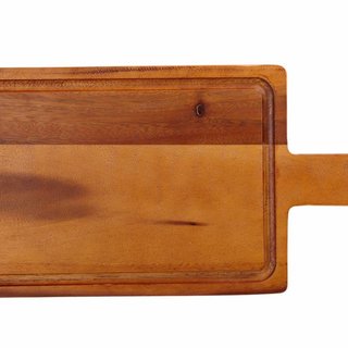 Houten Plank met handvat Acacia 40x23cm 2 zijdig CB2014