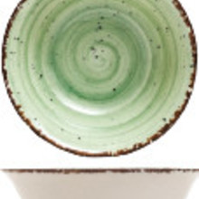 Schaal porselein groen 23cm Gural Ent E616981