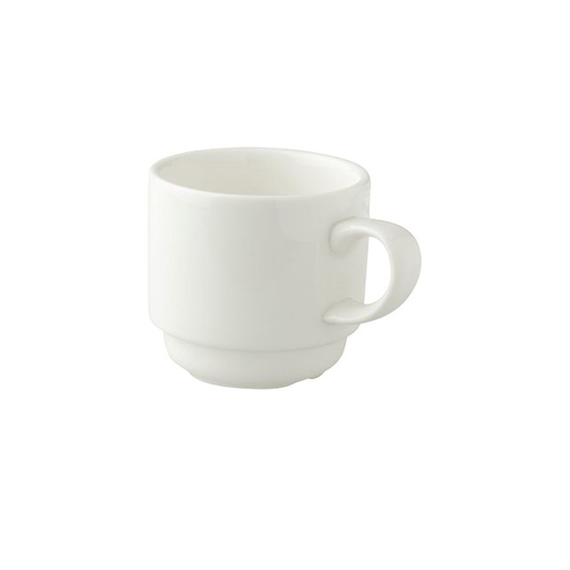 Kop koffie hoog stapelbaar Palmer Royal ivory 20cl 126938 Kop koffie hoog stapelbaar Palmer Royal ivory 20cl 126938