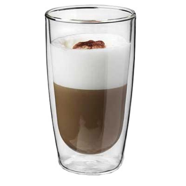 Opa les Baffle Dubbelwandig caf latte glas Papillon 350ml 603308
