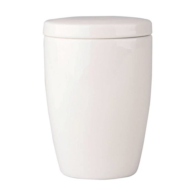Maastricht Porselein Lux Suikerpot 7 cm Offwhite 517316 Maastricht Porselein Lux Suikerpot 7 cm Offwhite 517316