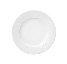 Bord wit 28cm reliÃ«f Waves Spal Porselanas 9222173