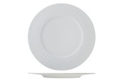 Bord wit 33cm reliÃ«f Waves Spal Porselanas 9222033